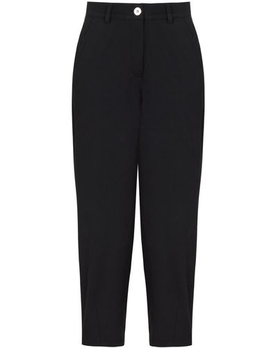 Nocturne Pleated Slouchy Trousers - Black