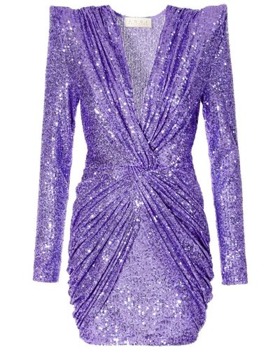 AGGI Jennifer Purple Opulence Dress