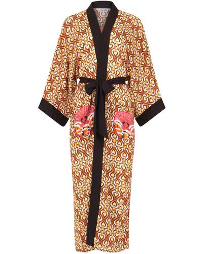 Henelle Surfrider Sunset Kimono - Multicolor