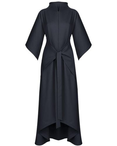 Monosuit Dress Lea Viscose Midi Maxi Long - Grey