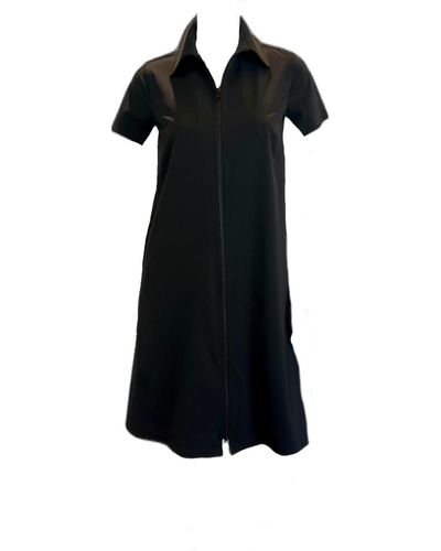 SNIDER Milano Shirt Dress - Black