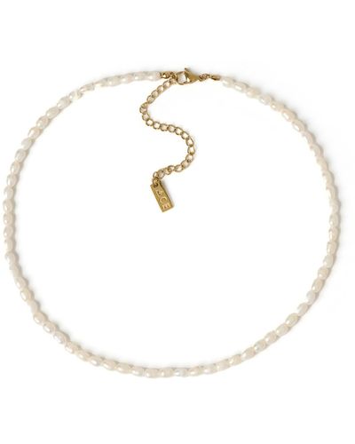 ARMS OF EVE Romeo Pearl Necklace - White