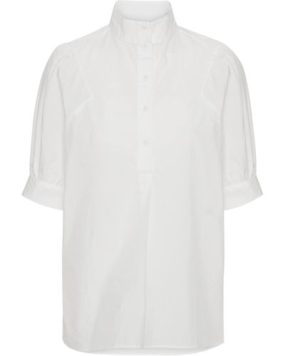 GROBUND Flora Shirt - White