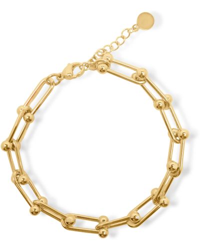VIEA Khursten U Shape Type Link Chain Bracelet - Metallic