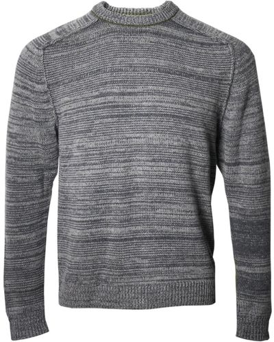 lords of harlech Crosby Crewneck Jumper In - Grey