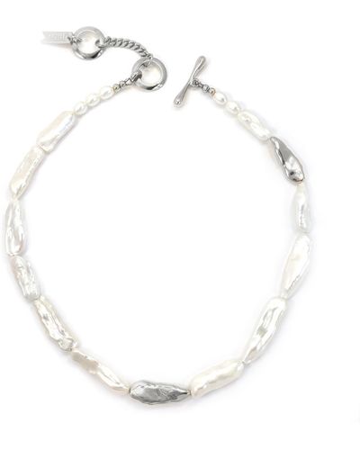 Biko Jewellery Elle Pearl Collar - White