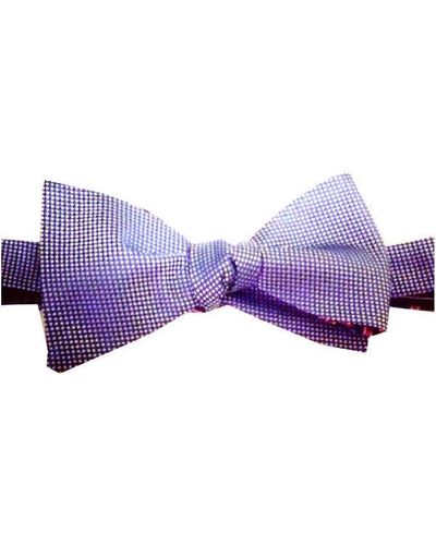 Lazyjack Press The Mullet: Business In The Front, Party In The Back Reversible Bow Tie - Blue