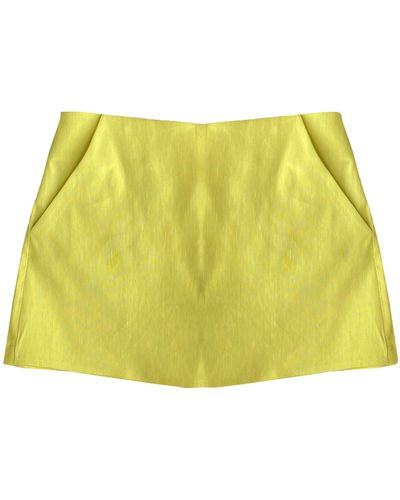 Mirimalist Eli Linen Skort - Yellow