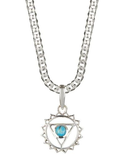 Charlotte's Web Jewellery Throat Chakra Necklace - Metallic