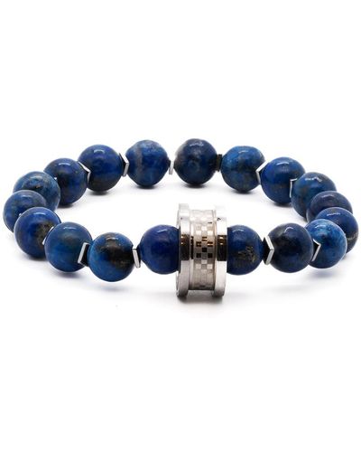 Ebru Jewelry Lapis Lazuli Amor Bracelet - Blue