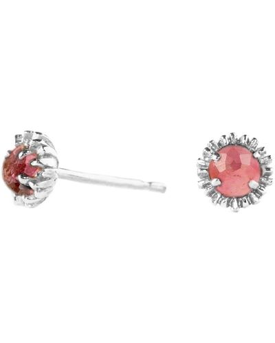 Lee Renee Dahlia Bud Pink Tourmaline Earrings –