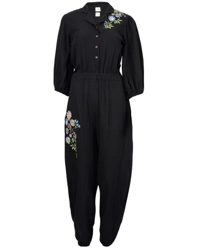 Em & Shi Lily Of The Valley Jumpsuit - Black