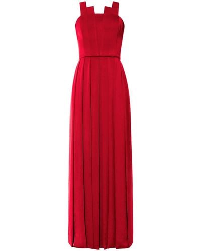 AGGI Megan Tango Evening Strapless Dress - Red