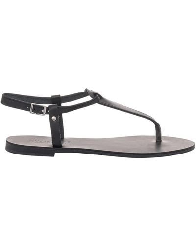Ancientoo T-strap Sandals Calypso - Brown