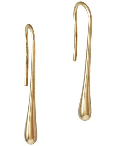 MARIE JUNE Jewelry Droplet Vermeil Earrings - Metallic