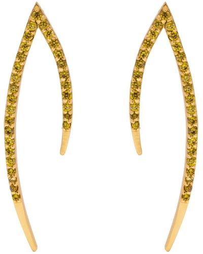 Lavani Jewels Plated Fez Earrings - Metallic