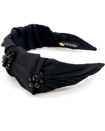ADIBA Marigold Handmade Headband - Black