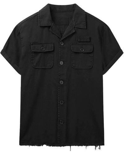 Other Short Sleeve Military Shirt - Black