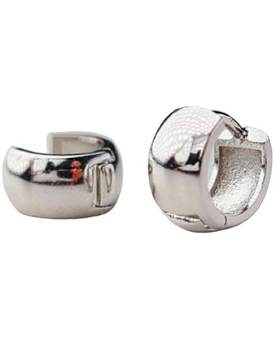 Undefined Jewelry Mini Hoop Earrings - Metallic