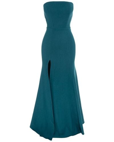 ROSERRY Cannes Maxi Dress In Emerald - Blue
