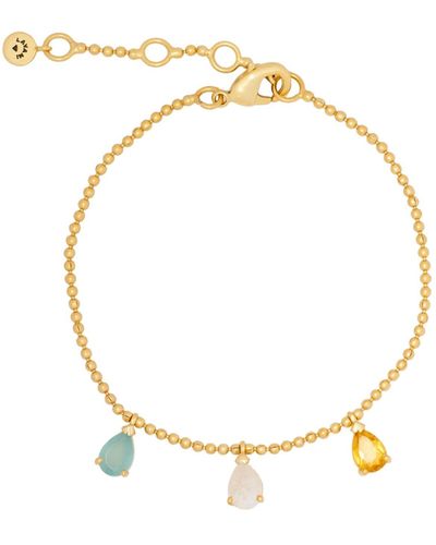 Lavani Jewels Aquamarine & Yellow Pride Bracelet - Multicolor