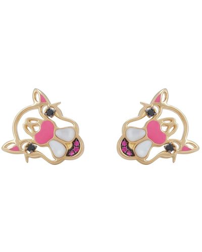 Intisars Cammello Baby Girl Earrings - Pink