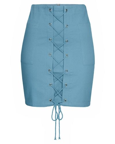 IMAIMA The Yade Skirt In - Blue