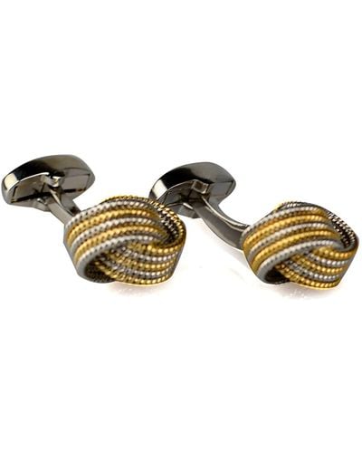 DAVID WEJ Knotted Cufflinks - Multicolor