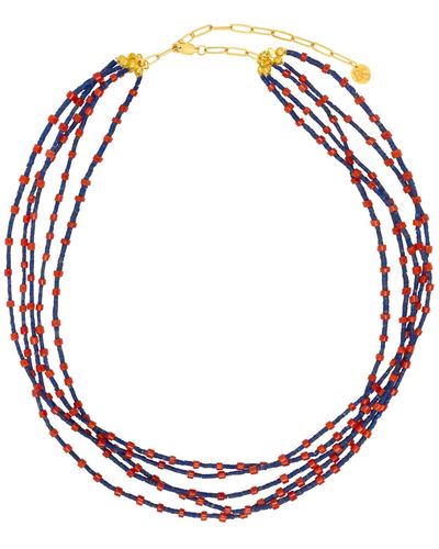 Bonjouk Studio Sunseeker Necklace - Red