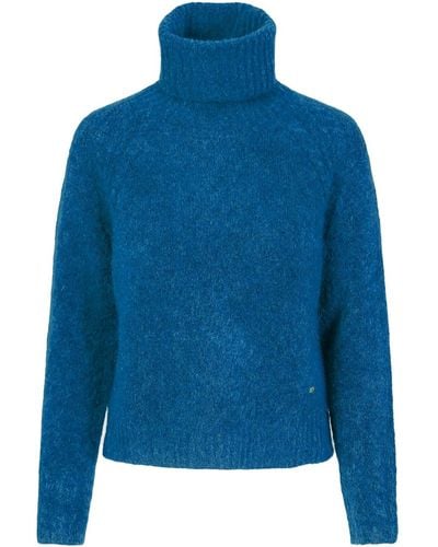 tirillm Ma Mohair Jumper With Great Details - Blue