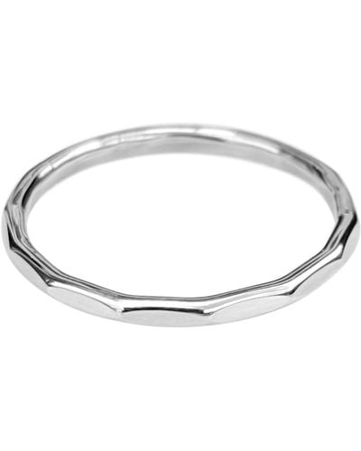 Kiri & Belle Hammered Sterling Ring - Metallic