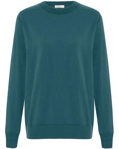 Peraluna Mateo O Neck Pullover In Turquoise - Green