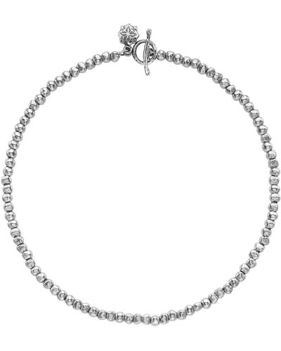 Dower & Hall S Chunky Signature nugget Necklace - Metallic