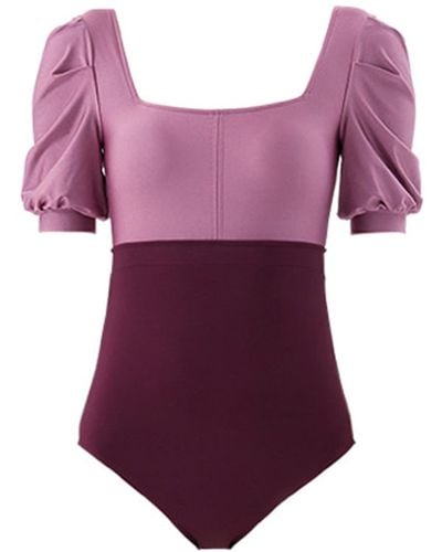 puff sleeve tankini