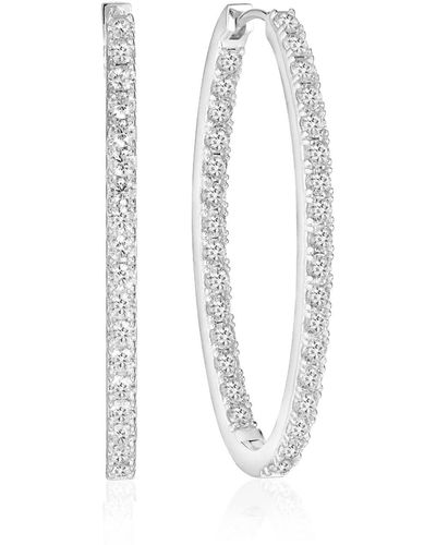 Sif Jakobs Jewellery Earrings Ellisse Silver Medio - White