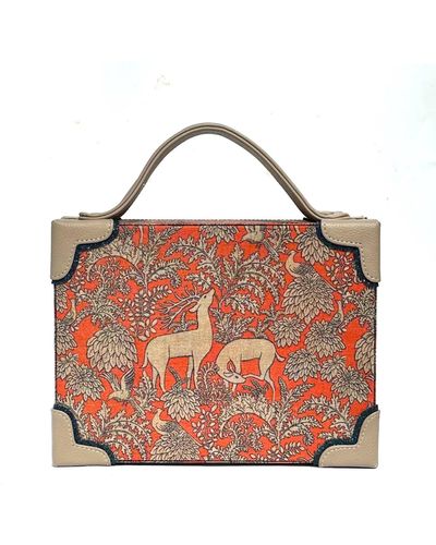 Simitri Bambi Briefcase Bag - Red