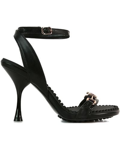 Rag & Co Daenerys Mid Heeled Sandals - Black