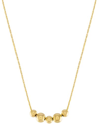 Olivia Le Brea Beaded Necklace - Metallic