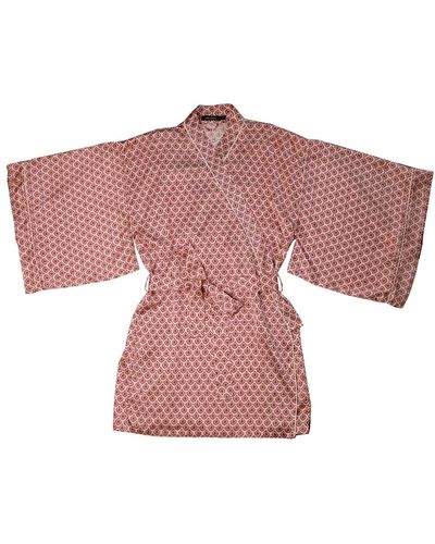 Emma Wallace Cassia Dressing Gown - Pink
