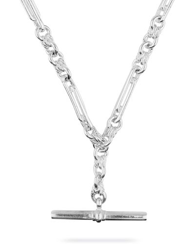 Phira London De Beauvoir Two Necklace Chain - Metallic