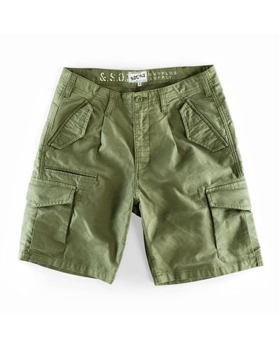 &SONS Trading Co &sons Surplus Army Shorts - Green