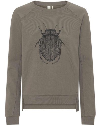 GROBUND The Organic Sweatshirt Martha Beetle - Gray