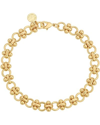 Leeada Jewelry Chloe Chain Bracelet - Metallic