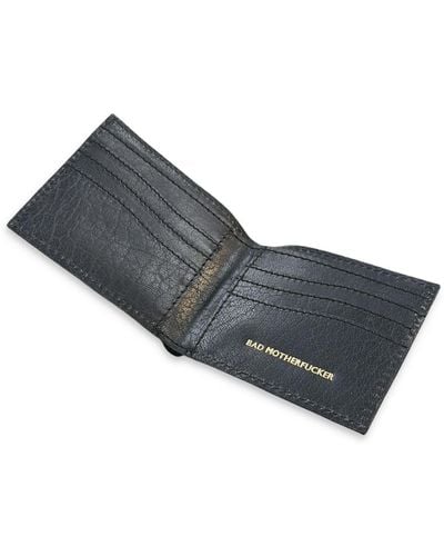 VIDA VIDA Leather Card Wallet - Gray