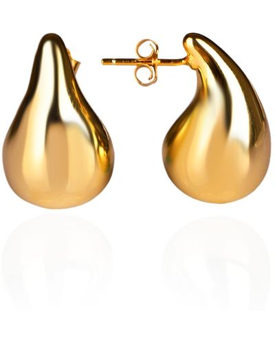 Ep Designs Teardrop Earring - Metallic