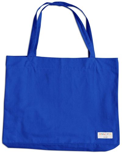 Uskees The 4001 Large Organic Tote Bag - Blue