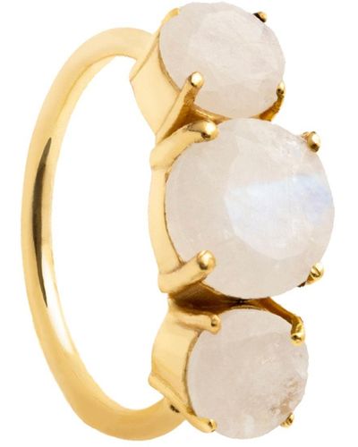 Lavani Jewels White Moonlight Ring - Multicolor