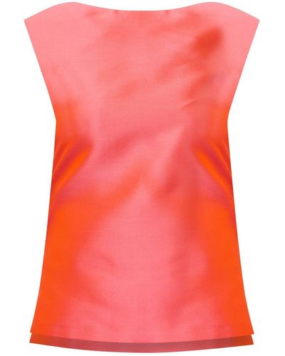 Helen Mcalinden Stella Begonia Orange Blouse - Pink