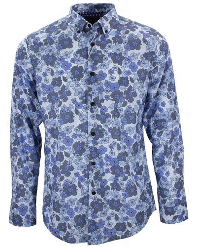 lords of harlech Mitchell Heist Floral - Blue