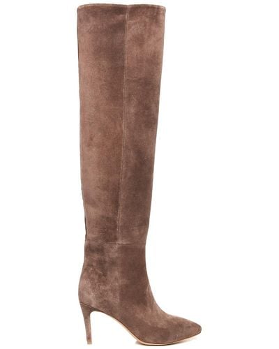 Ginissima Milana Long Boots Reversible Leather - Brown